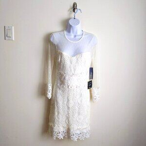 NWT Lulus Long Sleeve Lace Dress - Size S